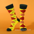 colorful 6pcs men dress gift boxed socks